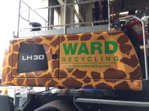 WARD RECYCLING Van Signwriting